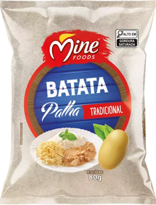 Batata Palha Tradicional - 80g | Caixa com 24 unidades