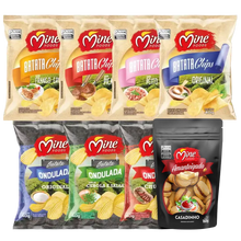 Caixa Mista Chips e Onduladas Sortidas + 1 Amanteigado Sortido Grátis | Caixa com 20 unidades + 1 Amanteigado