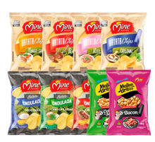 Caixa Mista Chips e Onduladas Sortidas + 2 Mallandritos Sortido Grátis | Caixa com 20 unidades + 2 Mallandritos