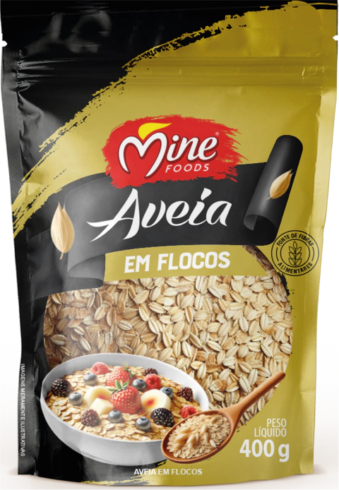 Aveia em Flocos 400g - Caixa com 25 unidades