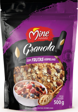 Granola com Frutas Vermelhas 500g | Unidade MineBox