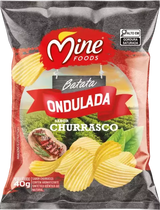 Batata Ondulada Churrasco - 40g | Unidade MineBox