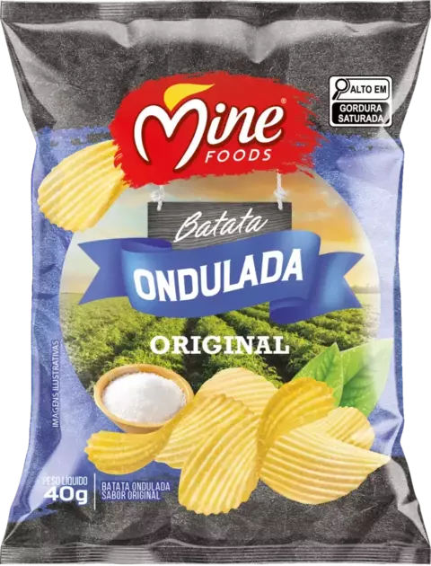 Batata Ondulada Original - 40g | Caixa com 20 unidades