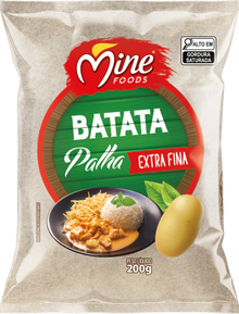 Batata Palha Extra Fina - 200g | Caixa com 15 unidades