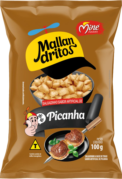 Mallandrito Sabor Picanha | Caixa com 40 unidades