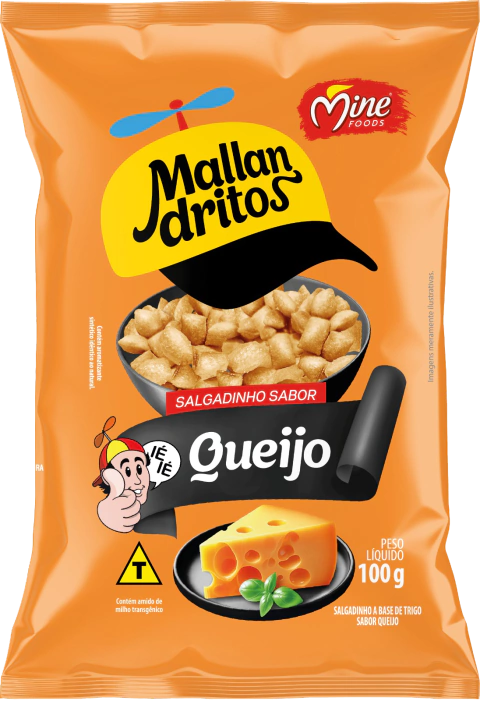 Mallandrito Sabor Queijo | Caixa com 40 unidades