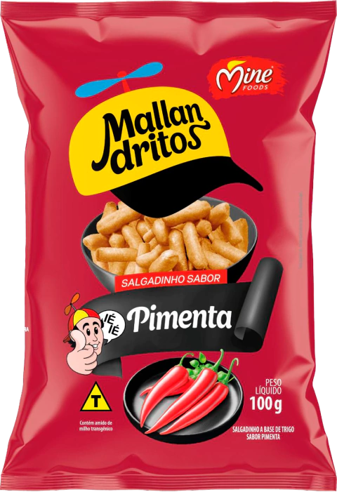Mallandrito Sabor Pimenta | Caixa com 40 unidades